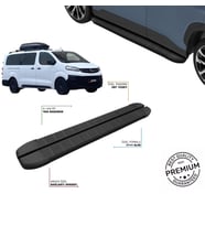 OPEL VIVARO B UZUN ŞASE 2017 2018 2019 2020 2021 2022 2023 2024 2025 2026 SLN SİYAH YAN BASAMAK