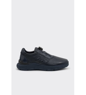 Comfort Taban Hakiki Deri Erkek Sneaker (Lacivert)