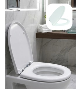 Universal Klozet Kapak Seti Kaydırmaz Alt Yüzey Kolay Temizlik Banyo Aksesuarı