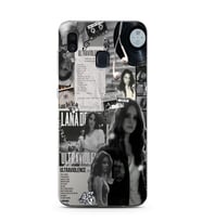 Samsung Galaxy A20/A30 Uyumlu Lana Del Rey Desenli Şeffaf Telefon Kılıfı