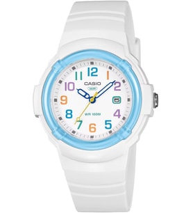 CASIO LX-800H-7A2VDF BEYAZ SİLİKON KORDON RAKAMLI ÇOCUK KOL SAATİ