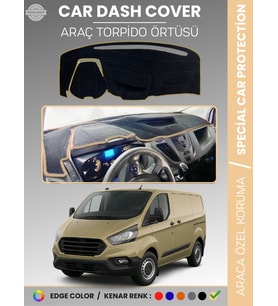FORD TRANSİT CUSTOM (2012-2020) Torpido Örtüsü Ön Göğüs Koruma Torpido Koruma Tam Uyum