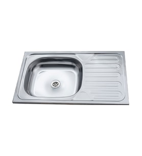 85 Cm Paslanmaz Krom Mutfak Evyesi 45x85 Cm Krom Evye