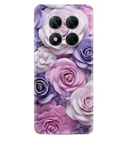Xiaomi Poco X7 Kılıf Boutique Baskılı Resimli Mor Güller Pcode -029