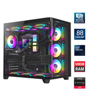 Turbox Xeon E5-2699 v4 Çift Işlemcili 88 Çekirdek 128GB 1TB NVMe 4GB RX550 Workstation Oem Paket