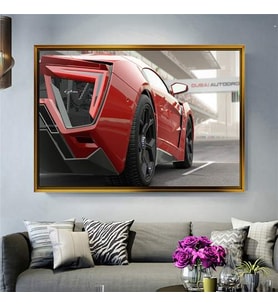 Altın Çerçeveli dekoratif tablo l486 (Gold)