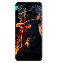 Samsung Galaxy M14 Kılıf Silikon Desen Özel Seri Karga 1616