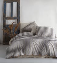 Macas Home Bluesky %100 Pamuklu Ipliği Boyalı Yıkamalı Battal Boy Nevresim Takımı 240*220