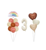 GÖKKUŞAĞI RETRO RENK BALON SET