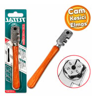 Total Tht561301 Cam Kesme Elması Ahşap Saplı 130 Mm