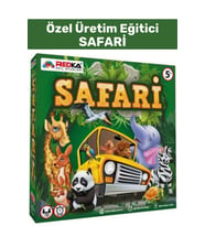 Özel Seri Görsel Algı Doğa Safari Orman Hayvan Bilgisi Eğitici Eğlenceli Öğretici SAFARİ Oyunu