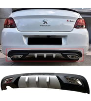 Peugeot 301 Difüzör Difizör Gri + Kare Egzoz Görünüm C Tip