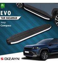 S-Dizayn Jeep Compass 3 Evo Aluminyum Yan Basamak 193 Cm 2025 Üzeri A+ Kalite