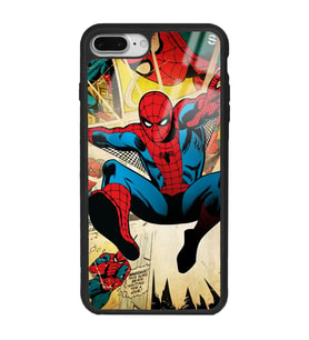 iPhone 7 Plus Spider-Man Örümcek Adam Tasarımlı Glossy Telefon Kılıfı