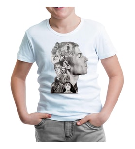 Liam Gallagher Beyaz Çocuk Tshirt
