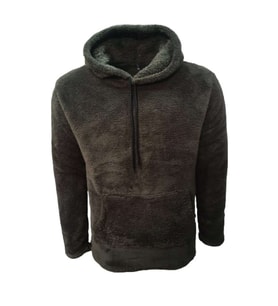 Mtn Erkek Peluş Kapüşonlu Sweatshirt St01519 - Beyaz (Haki)