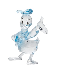 Donald Duck Facets Şeffaf Reçine Figür Biblo