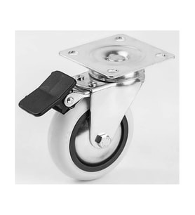 Mey İthalat® HTS 353 75x25 mm Frenli Tablalı Teker