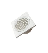 Süzgeç Banyo, Balkon Mutfak Vb. Gideri 10x10 Cm Alttan Çıkışlı Plastik 50 lik
