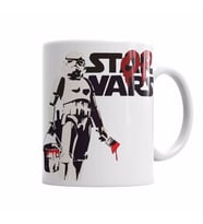 Star Wars Logo Sarı Baskılı Kupa Bardak Porselen