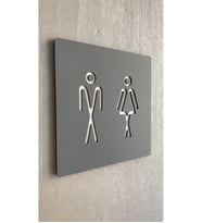 Cool Serisi WC Yönlendirme Levhası