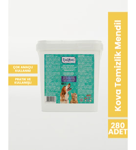 Bioxi® Evcil Hayvanlar İçin Hijyenik ve Çok Amaçlı Temizleme Kova Mendil – Pratik Temizlik Çözümü