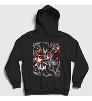 Presmono Unisex Siyah Stolas Helluva Boss Hazbin Hotel Kapüşonlu Sweatshirt 529857tt