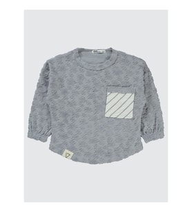 Civil Boys Erkek Çocuk Sweatshirt 2-5 Yaş Açık İndigo (İndigo)