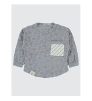 Civil Boys Erkek Çocuk Sweatshirt 2-5 Yaş Açık İndigo (İndigo)