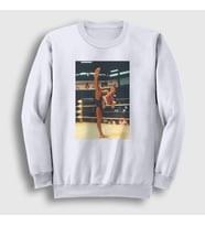Presmono Unisex Beyaz Kickboxer Film Jean Claude Van Damme Sweatshirt 259048tt (Beyaz)