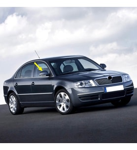 Skoda Superb 2006-2007-2008 Sağ Dış Dikiz Ayna Kapağı 1K0857538