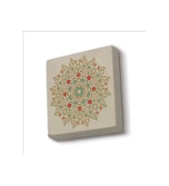 Rumi Desen Baskılı Taş Magnet 5X5