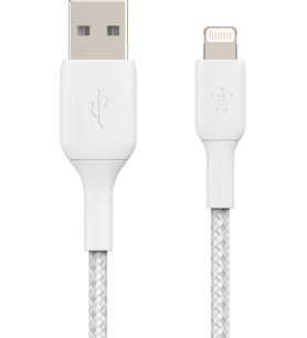 Belkin Örgülü Yıldırım Kablosu (Hızlı Şarj Lightning - Usb Kablosu) Mfi Sertifikalı Şarj Kablosu, Ör