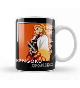 Demon Slayer Rengoku Kyojuro Kupa Bardak Porselen