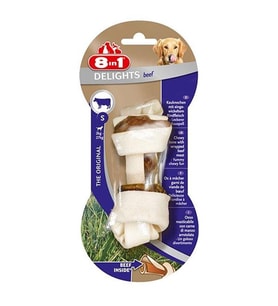 8 in 1 Delights Bones Biftekli Köpekler İçin Ağız Bakım Kemiği Small