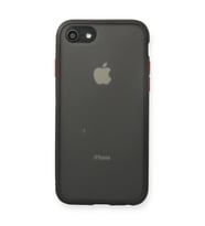 iPhone 7 Kılıf Montreal Silikon Kapak - Siyah