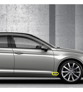 VW Passat B8 2015-2019 Sağ Ön Çamurluk Alt Kromaj Çıtası 3G0853996D