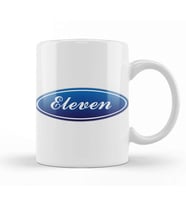 Stranger Things Eleven Ford Logo Kupa Bardak Porselen