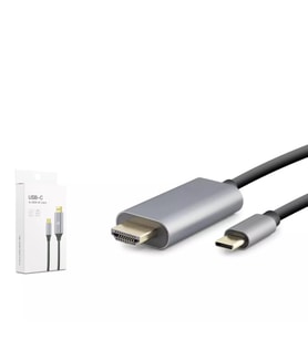 Hadron HDX7837 Type-C to HDMI 4K 60Hz Görüntü Aktarım Kablosu 1.8m - Gri