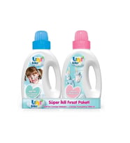 Uni Baby Sıvı Çamaşır Deterjanı Aktif Yumuşatıcı Hassas/hipoalerjenik Karma 2x1500ml