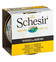 Schesir Ton Balıklı ve Yengeç Etli Kedi Konservesi 85 Gr