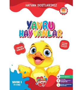 Hayvan Dostlarımız - Yavru Hayvanlar Seviye 3 (4-5 Yaş)