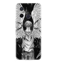 Xiaomi Redmi 12C Kılıf Resimli Desenli Silikon Platinium Series Angel 1883