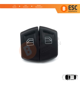 Mercedes Vito Viano Mixto W639 2003-2015 A6395451313 İçin Sürücü Ön Cam Düğme Kapağı