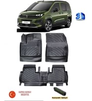 Peugeot Rifter 2019 Sonrası Uyumlu 3D Havuzlu Paspas ASMA KOKU VE NUMARATÖR HEDİYELİ