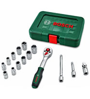 Bosch 1/4" Cırcır Lokma Seti 15 Parça