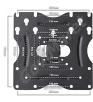 Hareketli TV Askı Aparatı 32-43 İnç, TV Duvar Askı Aparatı, Ayarlanabilir Metal Televizyon Duvar Montaj Aparatı, VESA Uyumlu 75x75 100x100 200x150 200x200, 20 kg (50-CM)