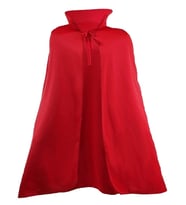 Kırmızı Renk Yakalı Pelerin 120 cm (5047)