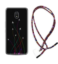 Xiaomi Redmi 8A 8 Pro 9C 9T 10C 11T Pro Kılıf Boyun Asklı Rasta Silikon Line Planet 1736