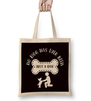 Not Just Dog Dogs Lover Animals Owner Pet Fan Puppy Paw Bez Çanta Uzun Saplı